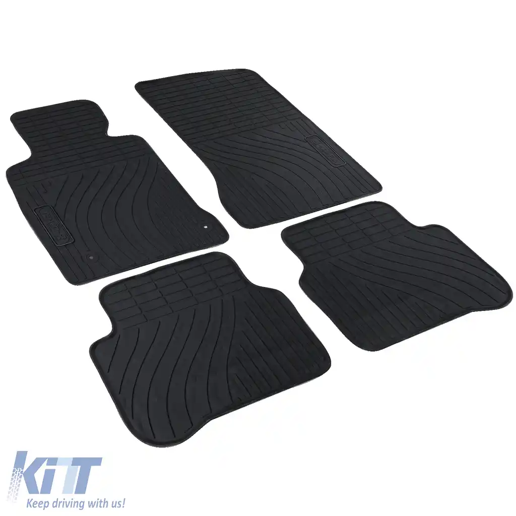 Set Premium de Covorase din Cauciuc Negru pentru Mercedes C-Class W204 S204 11-14-image-6201035