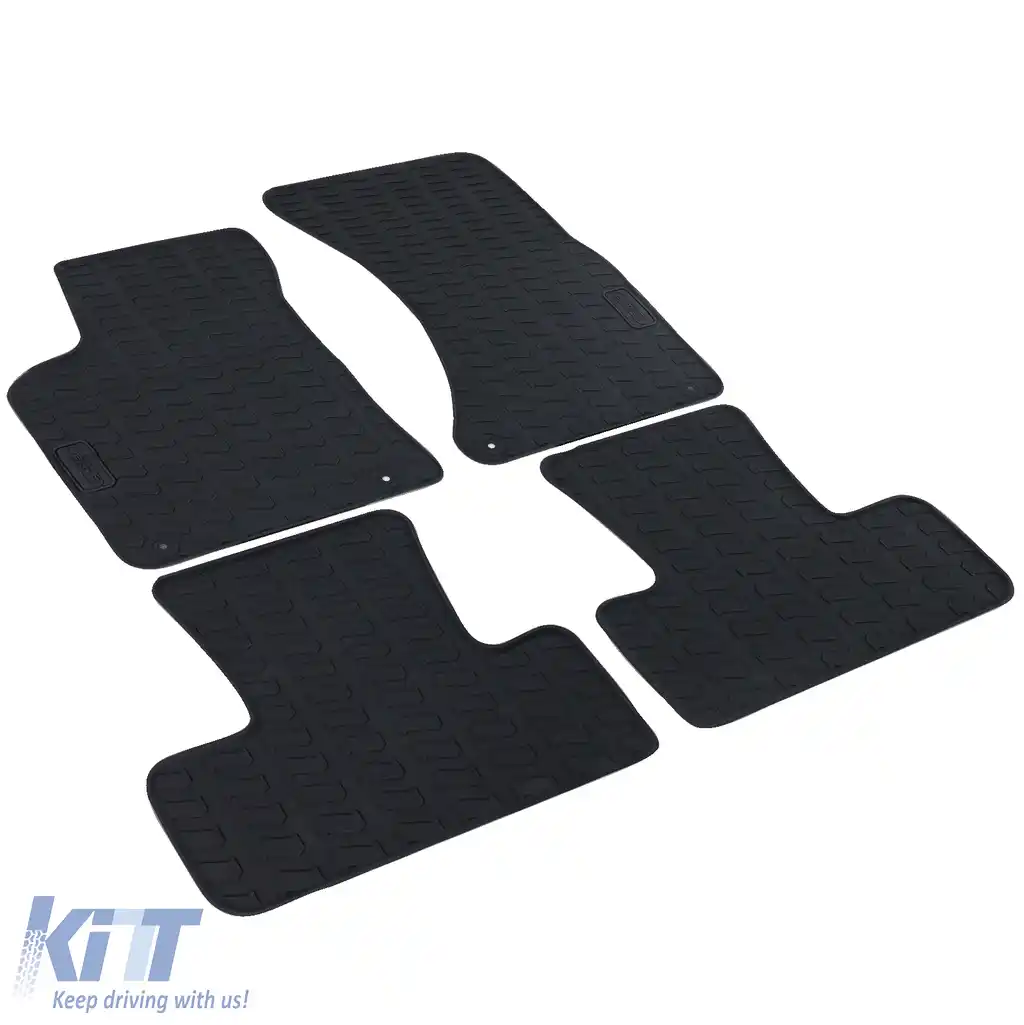 Set Premium de Covorase din Cauciuc Negru pentru Audi Q5 8R 09-17-image-6202174