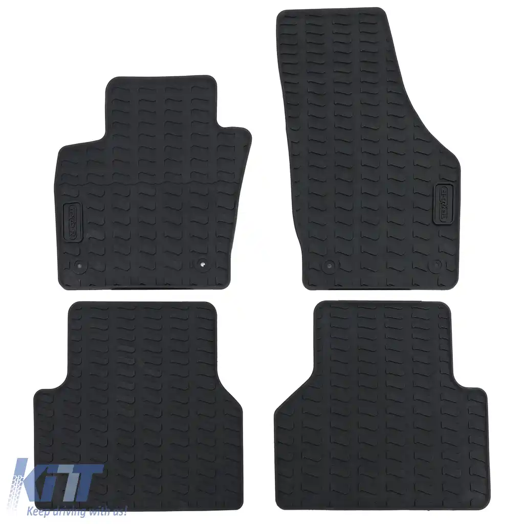 Set Premium de Covorase din Cauciuc Negru pentru Audi Q3 8U 2012-2018-image-6206202
