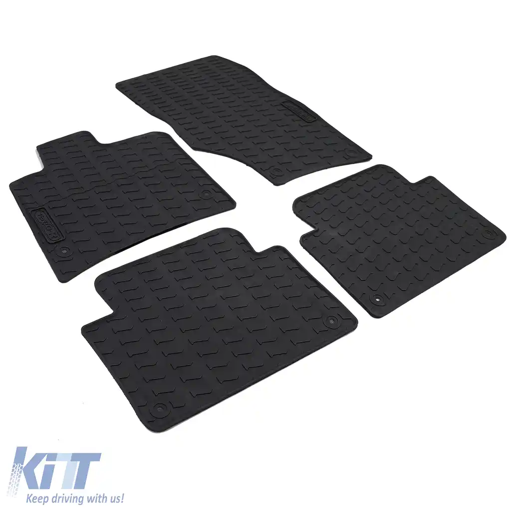Set Premium de Covorase din Cauciuc Negru pentru VW Touareg II Tip 7P 2010-2018-image-6210239