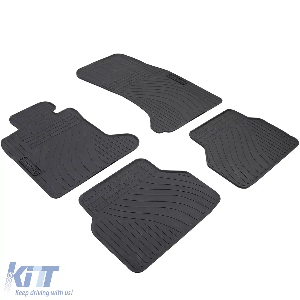 Set Premium de Covorase din Cauciuc pentru Podea Negru, Potrivit pentru BMW Seria 5 E60 E61 03-10-image-6196572