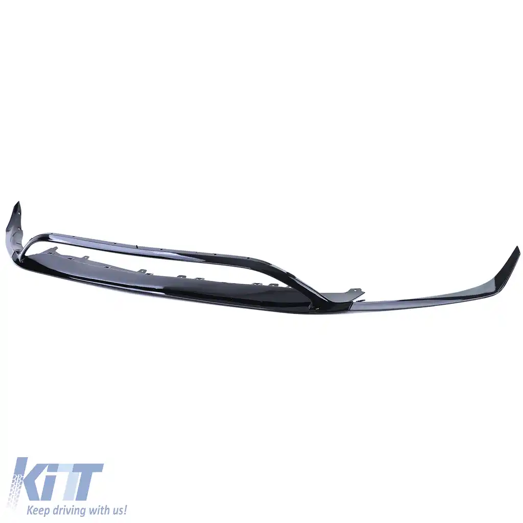 Set spoiler frontal bara sport negru lucios, potrivit pentru Mercedes A-Class W176-image-6192277