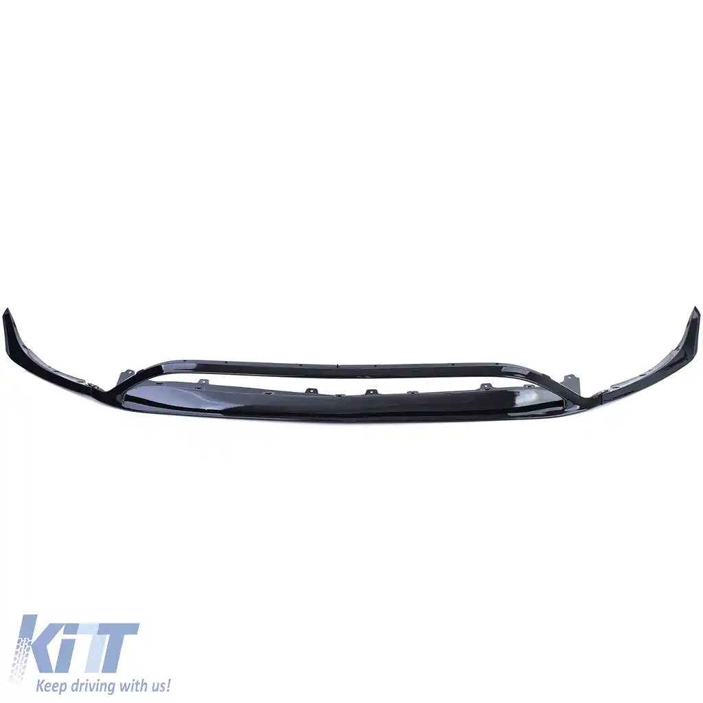 Set spoiler frontal bara sport negru lucios, potrivit pentru Mercedes A-Class W176-image-6192278