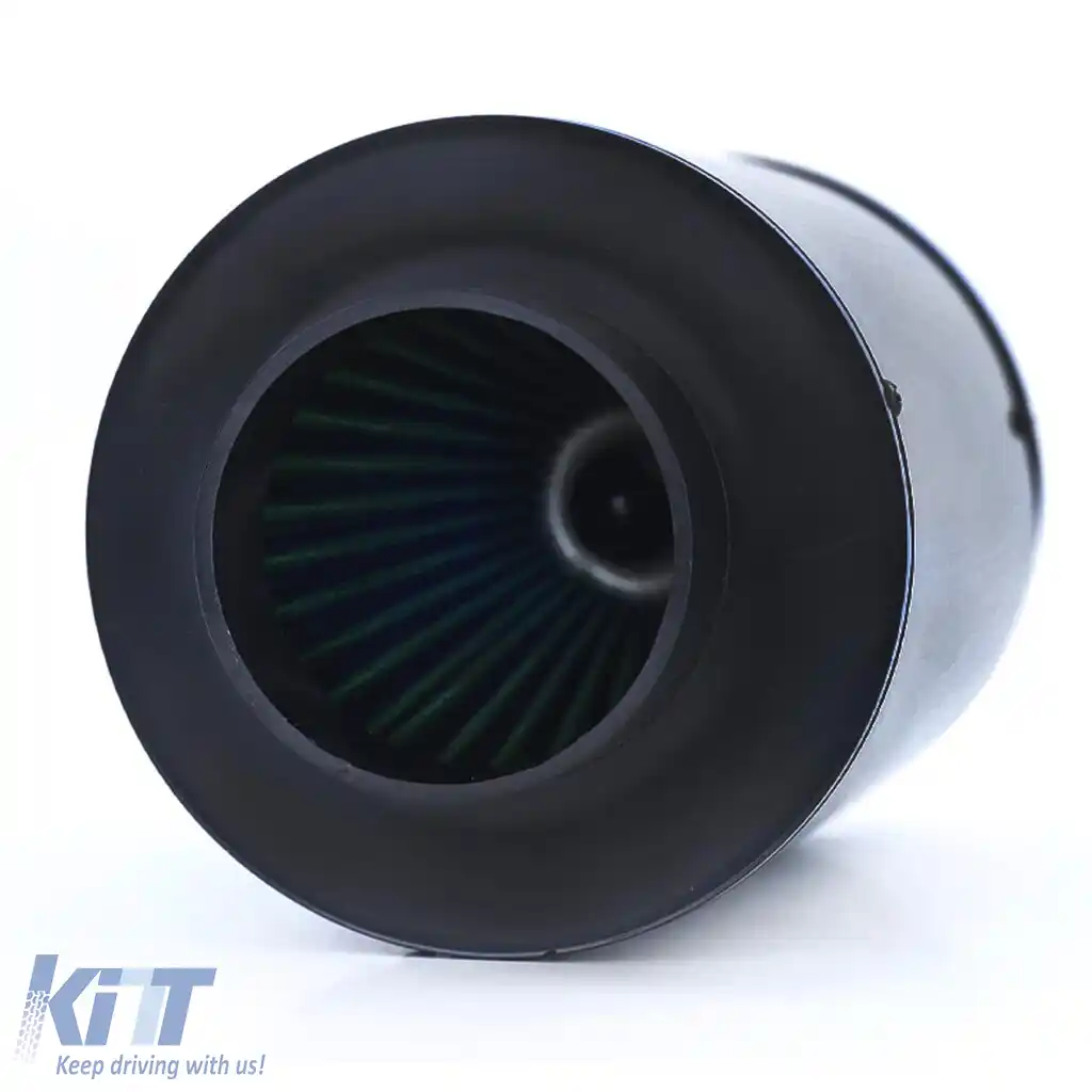 Set universal de filtru de aer sport din carbon real pentru admisie de aer rece-image-6190795