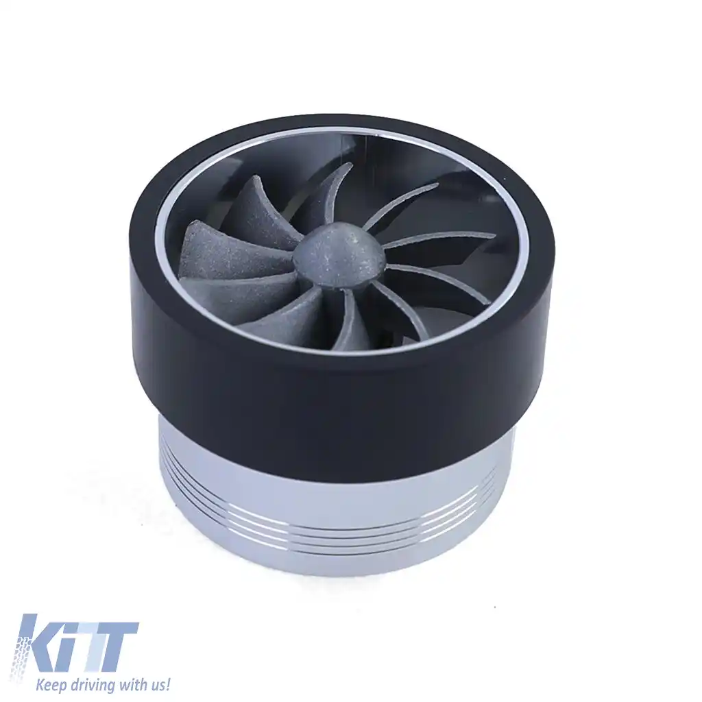 Set universal de filtru de aer sport din carbon real pentru admisie de aer rece-image-6190796