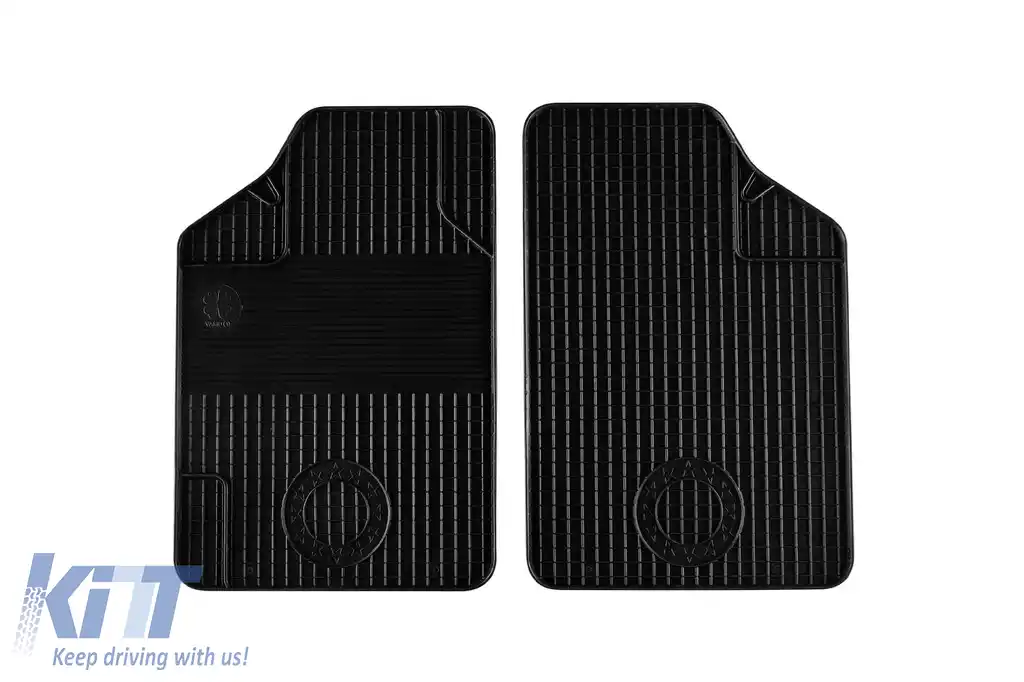 Set universal de mochete din cauciuc pentru față, potrivit pentru seria Vario de la Gumarny Zubri, set de 2 piese, culoare neagră