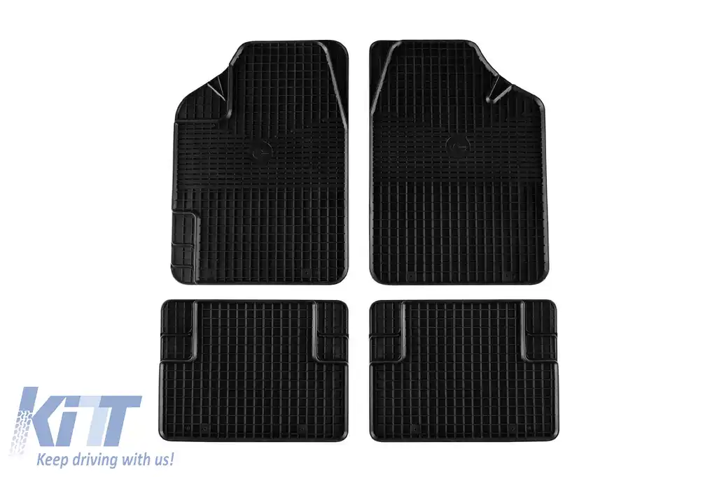 Set universal de mochete din cauciuc potrivit pentru Gumarny Zubri Series UNI 3A, set de 4 piese, culoare neagră