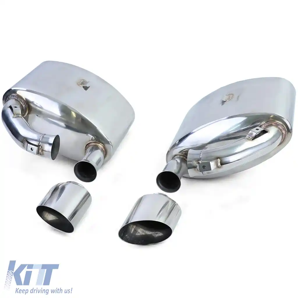 Silencer sport din oțel inoxidabil pentru spate, cu țevi de eșapament, potrivit pentru Porsche 911 993 94-96