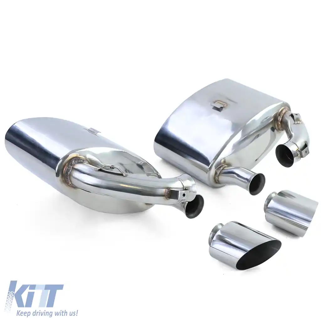Silencer sport din oțel inoxidabil pentru spate, cu țevi de eșapament, potrivit pentru Porsche 911 993 94-96-image-6196263
