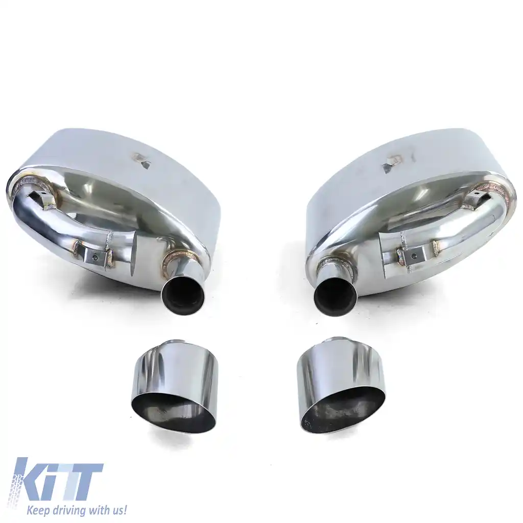 Silencer sport din oțel inoxidabil pentru spate, cu țevi de eșapament, potrivit pentru Porsche 911 993 94-96-image-6196264