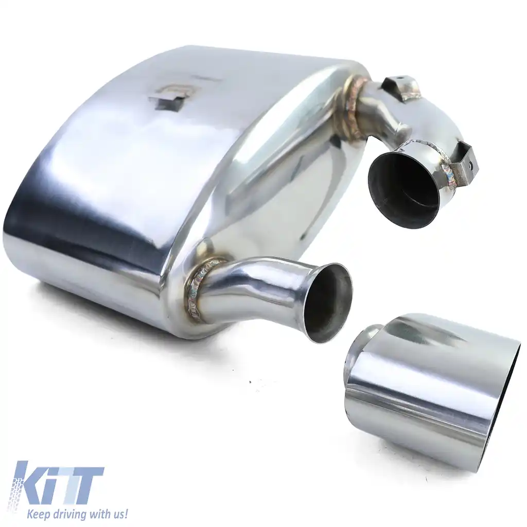 Silencer sport din oțel inoxidabil pentru spate, cu țevi de eșapament, potrivit pentru Porsche 911 993 94-96-image-6196266