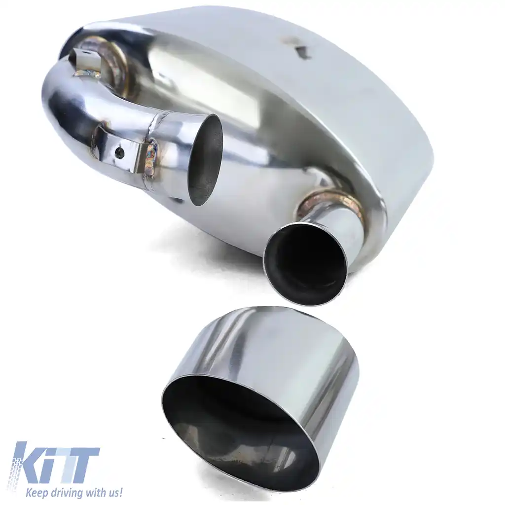 Silencer sport din oțel inoxidabil pentru spate, cu țevi de eșapament, potrivit pentru Porsche 911 993 94-96-image-6196267