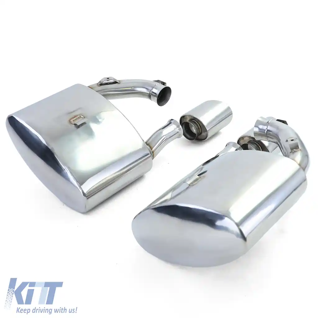 Silencer sport din oțel inoxidabil pentru spate, cu țevi de eșapament, potrivit pentru Porsche 911 993 94-96-image-6196268
