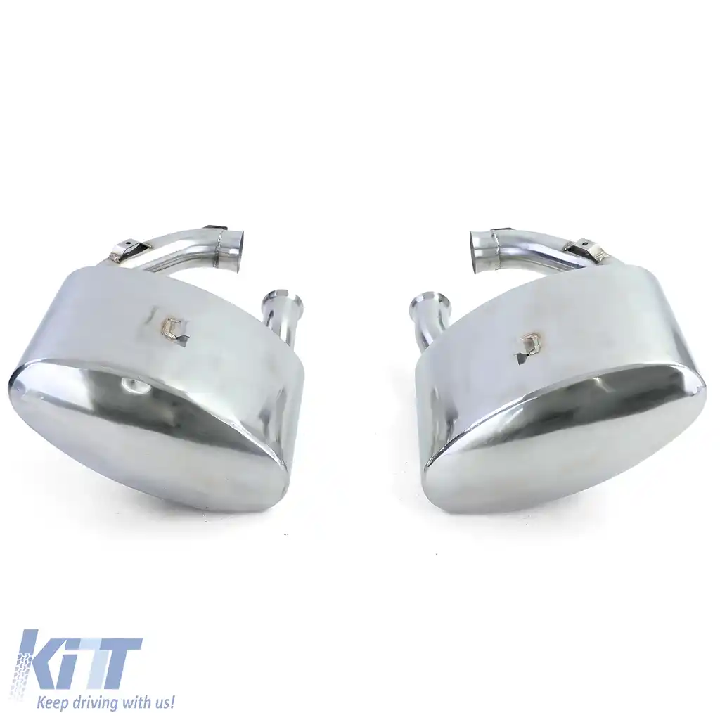 Silencer sportiv din oțel inoxidabil pentru evacuare spate, potrivit pentru Porsche 911 993 cu convertor catalitic Bischoff-image-6198098