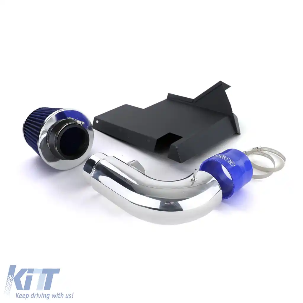 Sistem de admisie cu filtru de aer sportiv albastru, potrivit pentru BMW Seria 3 E90 E92 E81 E87 2.8 3.0-image-6277287