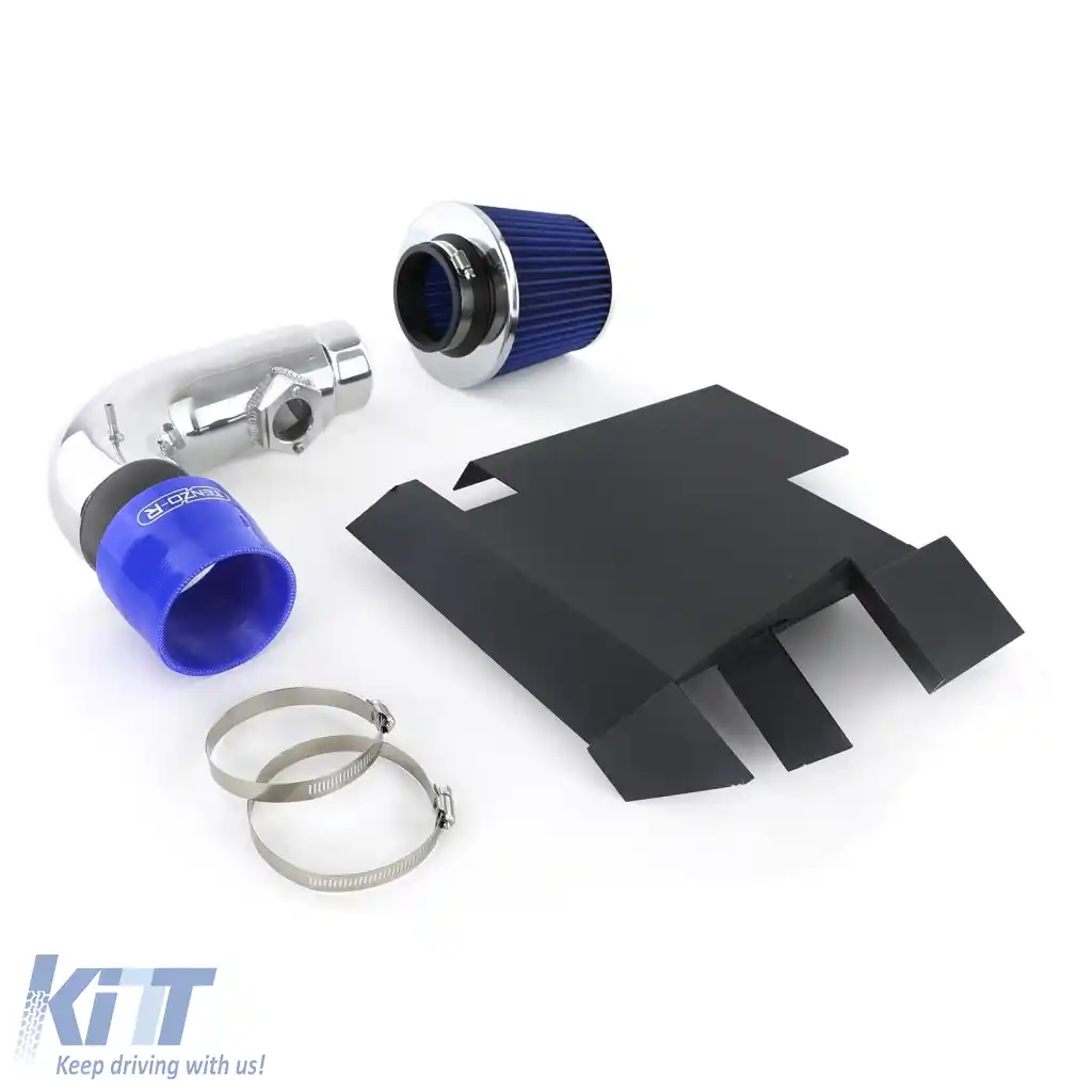 Sistem de admisie cu filtru de aer sportiv albastru, potrivit pentru BMW Seria 3 E90 E92 E81 E87 2.8 3.0-image-6277288