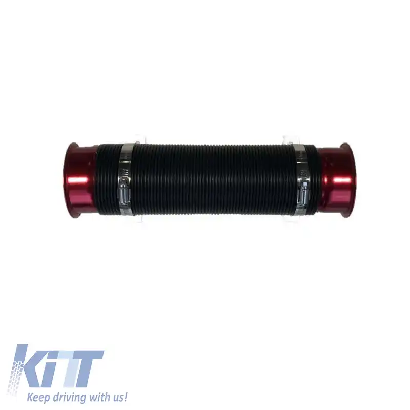 Sistem de țeavă de admisie de aer rece flexibil roșu Φ76mm-image-6295611