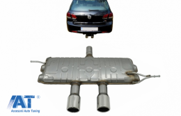 Sistem de evacuare compatibil cu VW Golf 5 R32 (2003-2007) Golf 6 R20 (2008-2013)-image-6054198