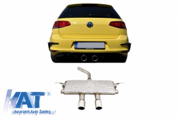 Sistem de evacuare compatibil cu VW Golf 7 VII Mk7 (2013-2019) Hatchback R 400 Design-image-6041125