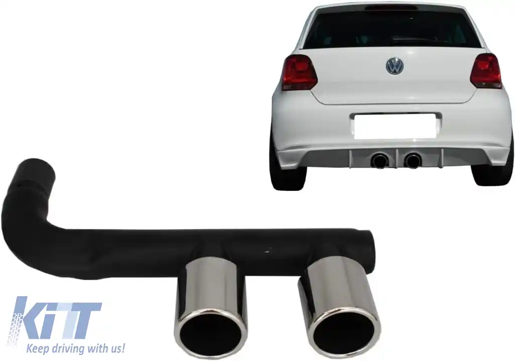 Sistem de evacuare compatibil cu VW Polo 6R (2009-2018) R400 R-Design-image-6106837