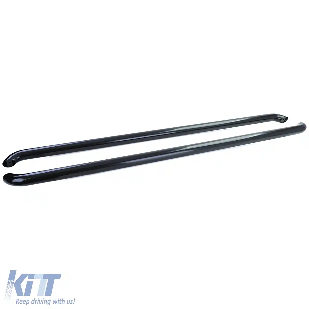 Sistem de evacuare laterală din oțel inoxidabil, finisaj lucios negru, potrivit pentru VW T5 T6 T6.1 cu ampatament scurt-image-6201403