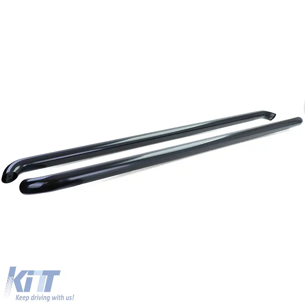 Sistem de evacuare laterală din oțel inoxidabil, finisaj lucios negru, potrivit pentru VW T5 T6 T6.1 cu ampatament scurt-image-6201404