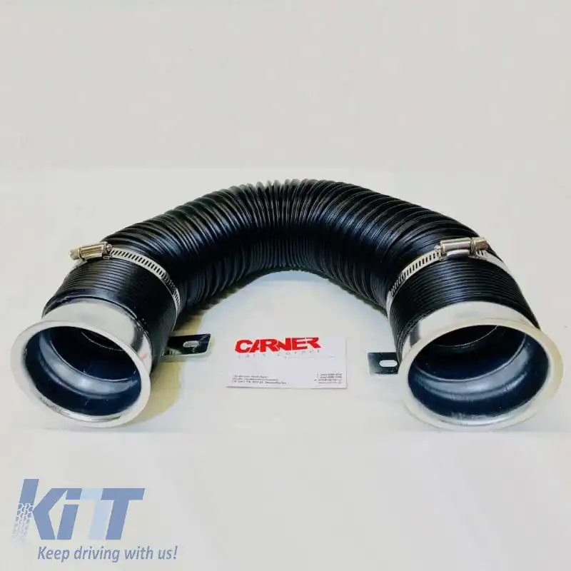 Sistem de țevi de admisie aer rece flexibil argintiu Φ76mm-image-6295609