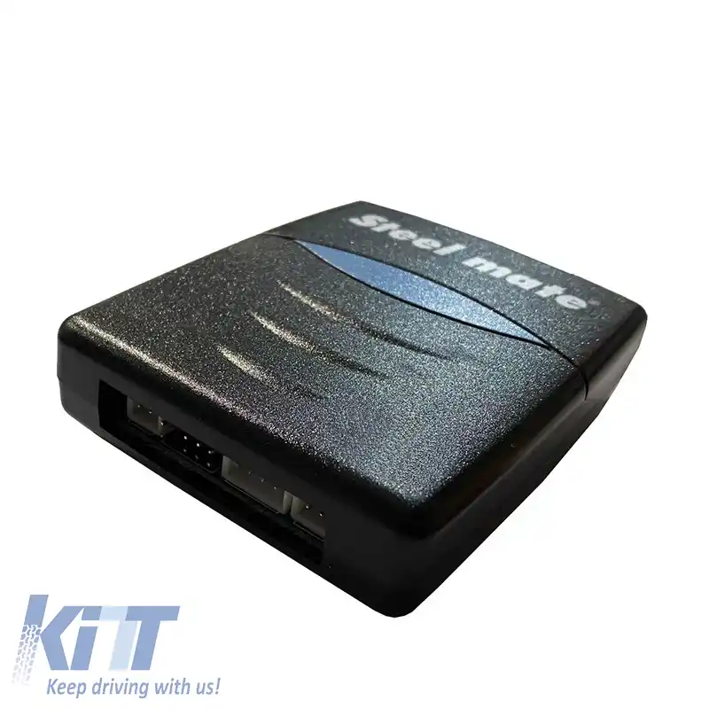 Sistem de Parcare PDC cu 2 Senzori de 18mm Negru Pian cu Display Steel Mate 4386-image-6307963