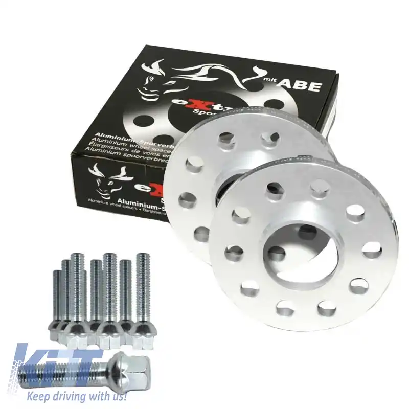 image-1-Spacere roți 20mm (10mm+10mm) 5x100 cu șuruburi potrivite pentru Seat Leon / Toledo 1M 2 buc.