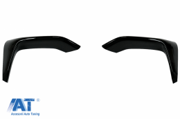 Splitter Prelungire Bara Fata Negru Lucios compatibil cu BMW F80 M3 F82/F83 M4 (2014-2019)-image-6084483