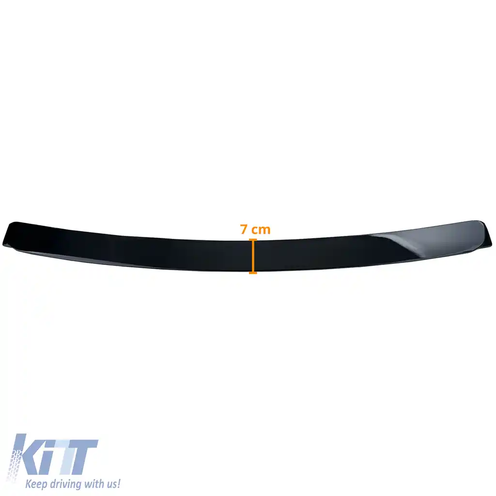 Spoiler acoperiș trim geam spate negru lucios pentru BMW Seria 3 E46 sedan 98-05-image-6208476