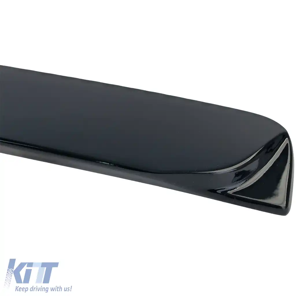 Spoiler acoperiș trim geam spate negru lucios pentru BMW Seria 3 E46 sedan 98-05-image-6208480