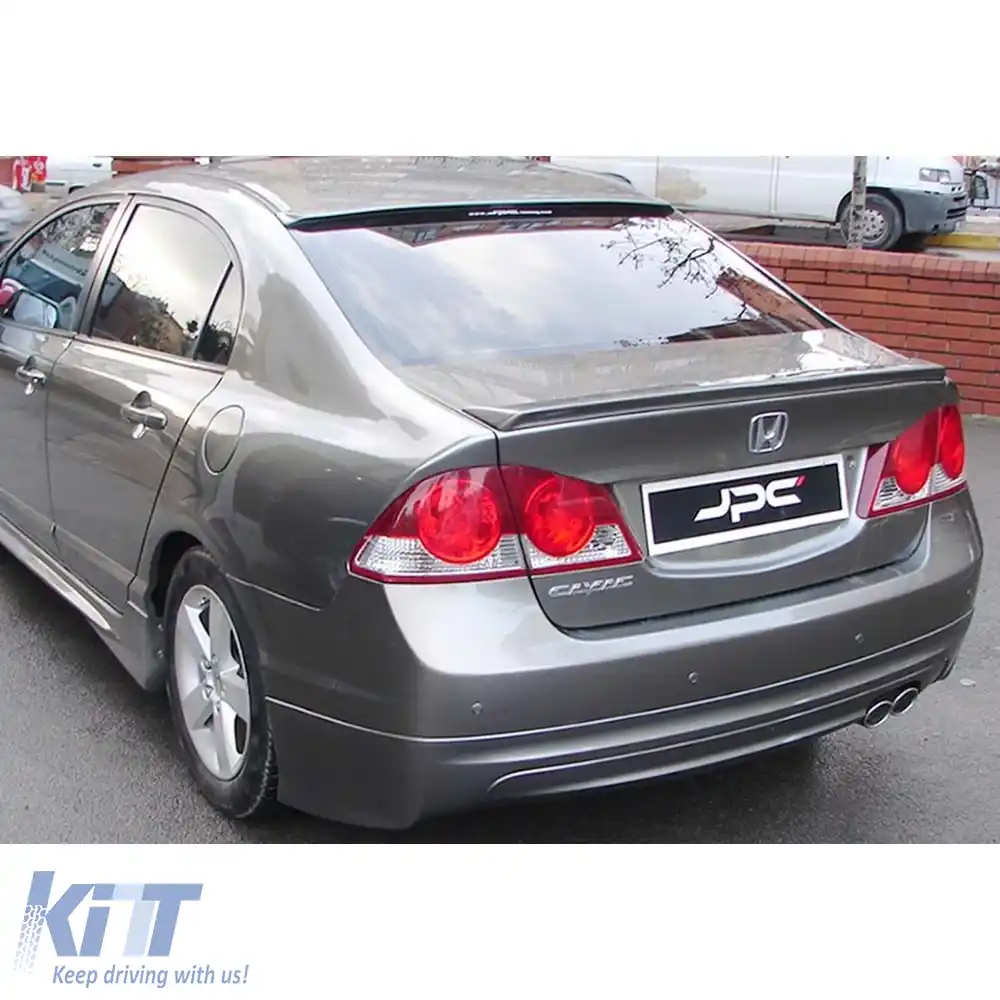 image-16-Spoiler anatomic pentru portbagaj Civic FD6, suprafață brută, ABS / 2006-2011