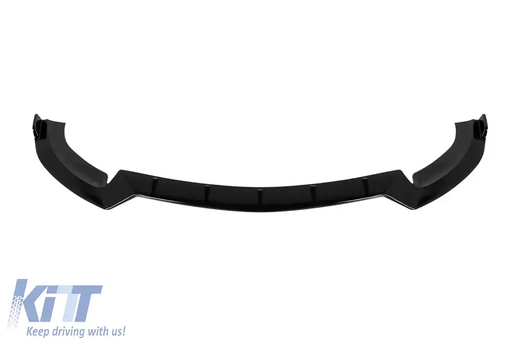 image-43-Spoiler B Design potrivit pentru bara de protecție frontală A Design potrivită pentru Mercedes E-Class W213, S213 2016-2020, negru lucios