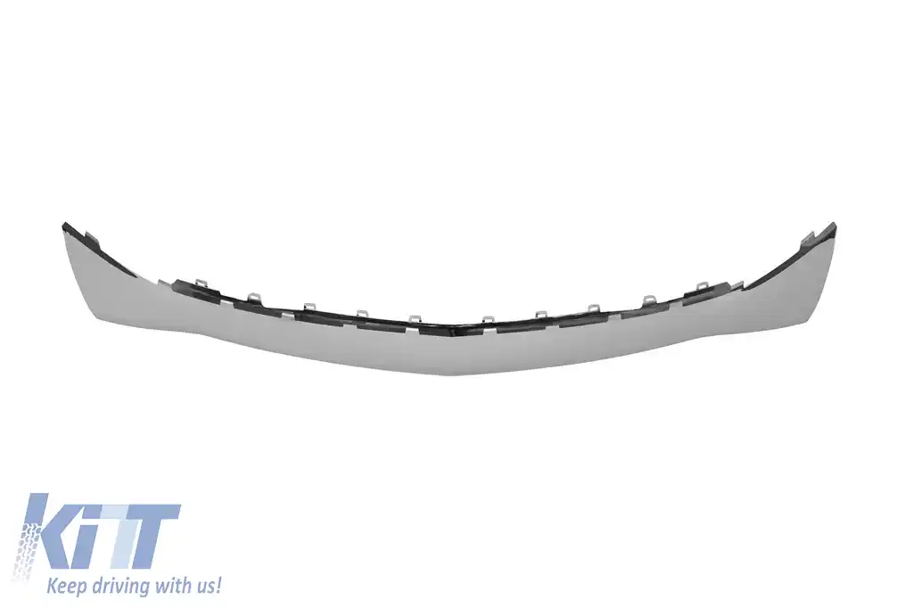 Spoiler cromat potrivit pentru bara de protecție frontală A Design tip S63/S65 pentru Mercedes Clasa S W222 2013-2017