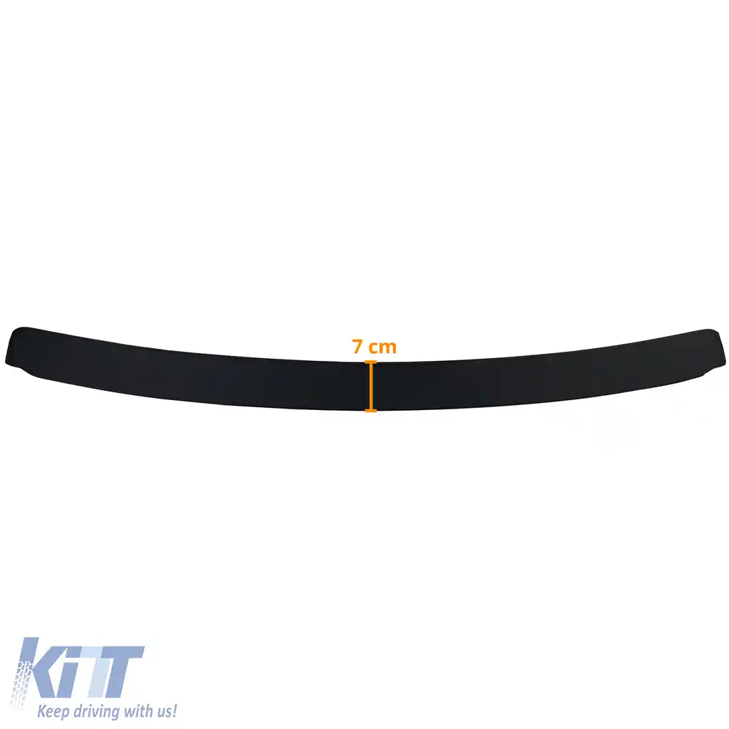 Spoiler de acoperiș pentru garnitura geamului din spate, negru mat, potrivit pentru BMW Seria 3 E46 sedan 98-05-image-6208831