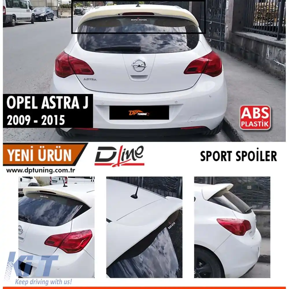 image-35-Spoiler de acoperiș potrivit pentru Astra J HB Sport Style, ABS brut / 2009-2015