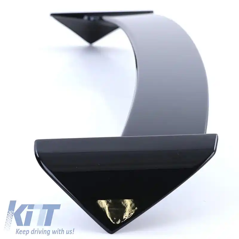 Spoiler de acoperiș potrivit pentru BMW 1 E81 E87 04-12 din plastic ABS vopsit negru lucios-image-6312165