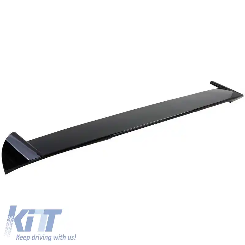 Spoiler de acoperiș potrivit pentru Seat Ibiza KJ1 17-21 Negru Pian din plastic ABS-image-6317184