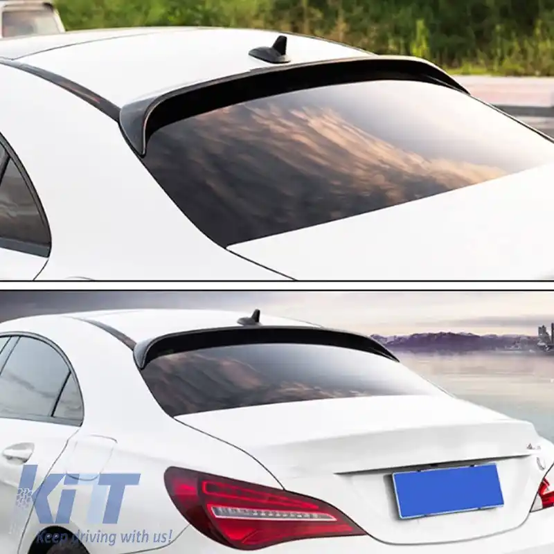 Spoiler de acoperiș potrivit pentru Mercedes-Benz CLA W117 13-19 din plastic ABS-image-6307522