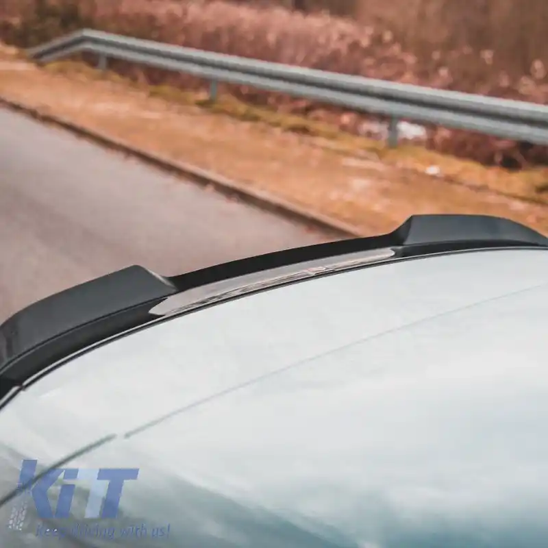 Spoiler de acoperiș suplimentar potrivit pentru VW Golf VIII (8) 20+ GTI & R-Line Bumper Glossy Black V.2 Maxton Design din plastic ABS 1 buc.-image-6310918