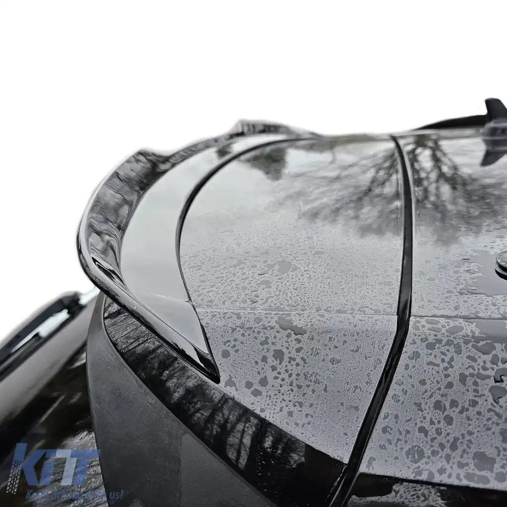 Spoiler de plafon spoiler spate sport negru lucios potrivit pentru VW T-Roc din 2017-image-6206781