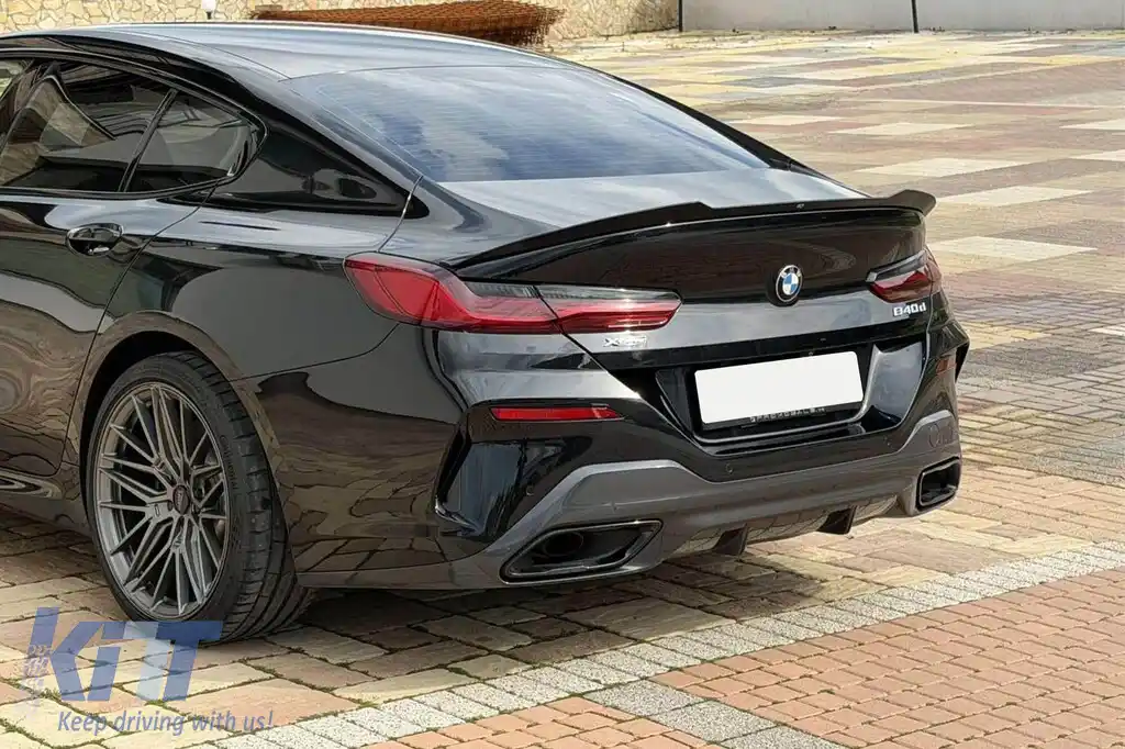 Spoiler de portbagaj Maxton Design potrivit pentru BMW M850I 8 series G16 Gran Coupe după 2018, luciu negru-image-6236257