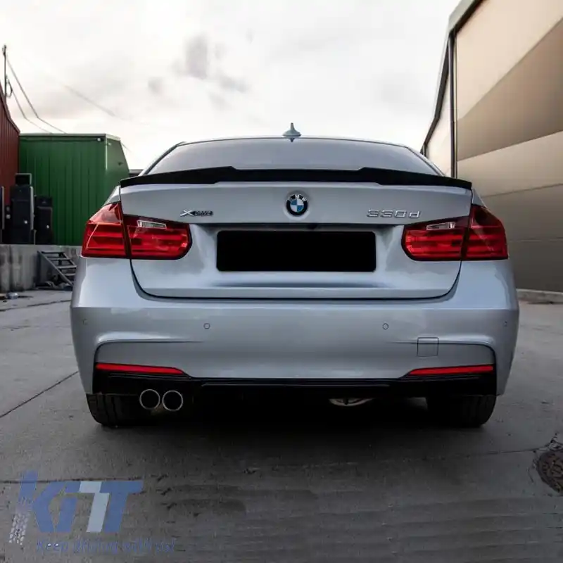 Spoiler de portbagaj potrivit pentru BMW 3 F30 11-19 M4 Look Lipspoiler din poliuretan-image-6295073