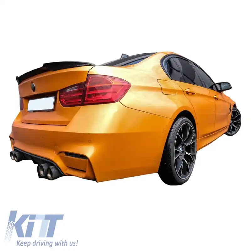 Spoiler de portbagaj potrivit pentru BMW 3 F30 11-19 M4 Look Lipspoiler din poliuretan-image-6295074