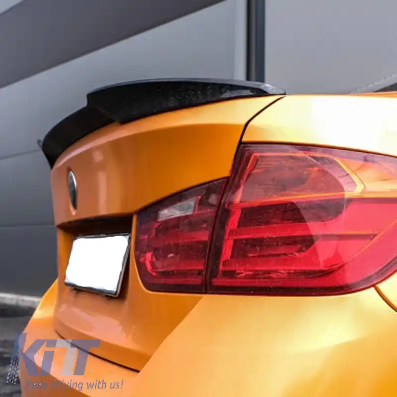 Spoiler de portbagaj potrivit pentru BMW 3 F30 11-19 M4 Look Lipspoiler din poliuretan-image-6295076