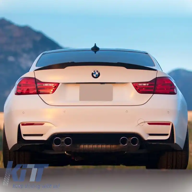 Spoiler de portbagaj potrivit pentru BMW 4 F36 13-17 4D Grand Coupe M4 Look Lipspoiler din poliuretan-image-6329175