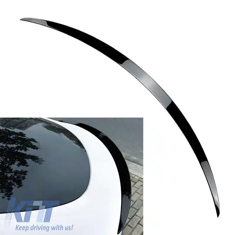 Spoiler de portbagaj potrivit pentru Tesla Model Y 2020+ Lipspoiler Negru Lucios din Plastic Abs-image-6313057