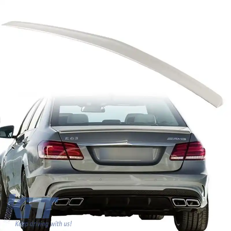 Spoiler de portbagaj potrivit pentru Mercedes-Benz E-Class W212 09-16 A Design look Lipspoiler din poliuretan-image-6293448