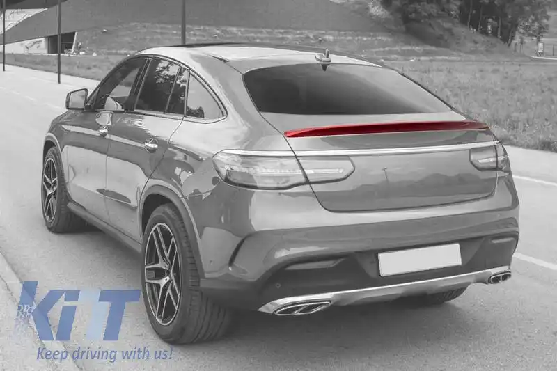 Spoiler de portbagaj potrivit pentru Mercedes-Benz GLE Coupe C292 15-19 Nevopsit din plastic ABS-image-6325156